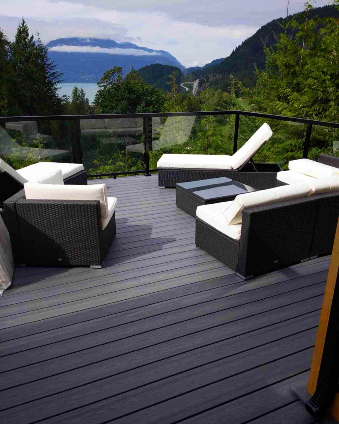 Endeck Forest Series of Decking, example deck colour is slate